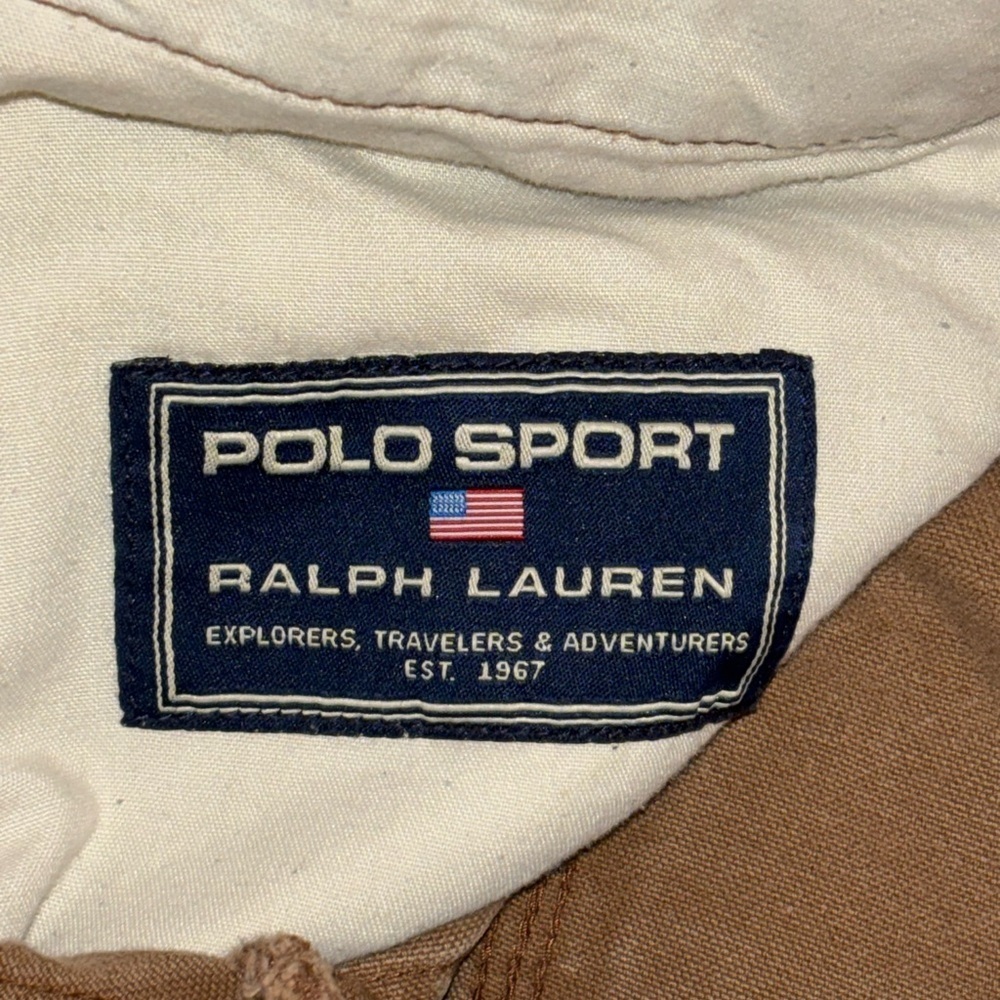 Vintage Polo Sport Pants Men's 34X26 Tan Carpenter Genuine Workwear Pockets​​ - Picture 12 of 13